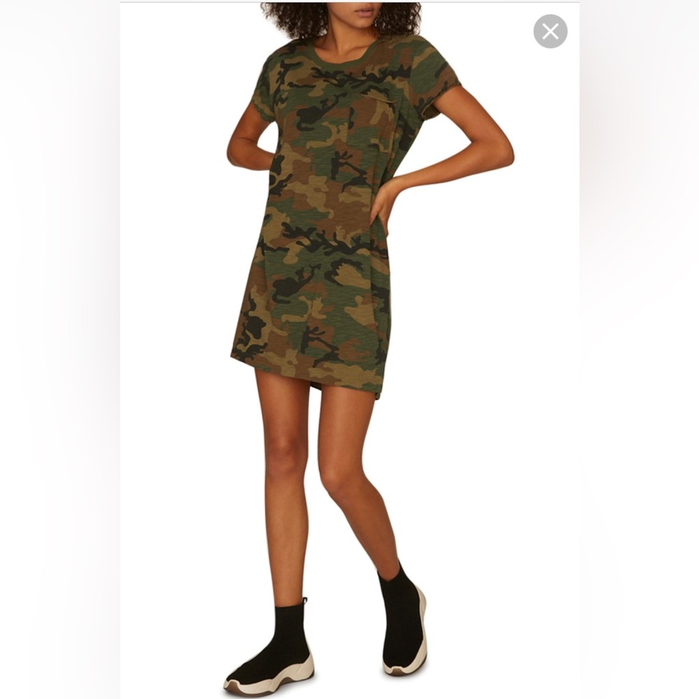 Camo T-shirt dress- size M